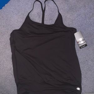 Champion black workout tank, size small